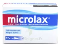 Microlax Sorbitol Citrate Et Laurilsulfoacetate De Sodium S Rect En Récipient Unidose 12récip-unidoses-can/5ml à Chalon-sur-Saône