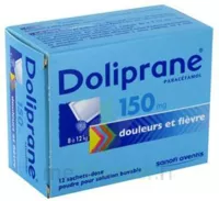 Doliprane 150 Mg Poudre Pour Solution Buvable En Sachet-dose B/12 à Chalon-sur-Saône