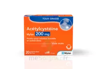 Acetylcysteine Mylan 200mg, Poudre Pour Solution Buvable à Chalon-sur-Saône