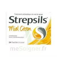 Strepsils Pastilles à Sucer Miel Citron Plq/24 à Chalon-sur-Saône
