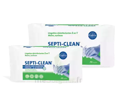 Septi-clean Lingette DÉsinfectante Paquet/70 à Chalon-sur-Saône